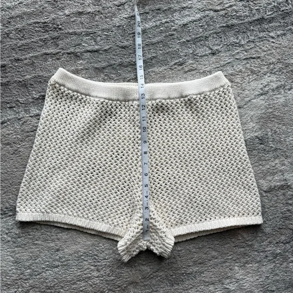 Aerie Knit Crochet Boho High Waist Shorts | XL - Picture 5 of 6